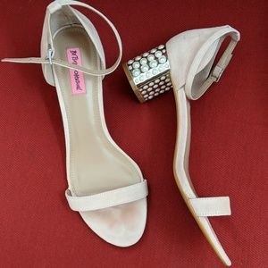 Sexy Blush Betsey Johnson Sandal